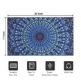 thumbnail image 5 of Bohemian Retro Floral Non-Slip Entryway Door Mat,Boho Indoor Decor Durable Low Plush Door Mat,Washable Welcome Rug for Patio Hallway Home Decor 17x30 Inches, 5 of 7