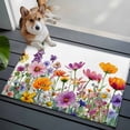 thumbnail image 4 of Spring Flowers Area Rugs Collection 2'x3', Elegant Floral Pastoral Watercolor Botanical Non Slip Indoor Rectangle Throw Runner Rug Floor Mat Carpet for Living Room Dining Table Bedroom Nursery, 4 of 9