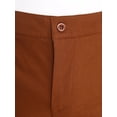 thumbnail image 5 of Kaerm Mens 70s Disco Outfits Bell Bottom Pants Slim Fit Retro Flared Trousers with Pockets Brown L, 5 of 7