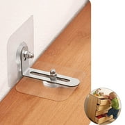 12 Pairs Adhesive Furniture Wall Anchors No Drill, Furniture Anchors for Baby Proofing Adjustable Wall Anchors for Furniture, Dresser Anchors Prevent Bookcase Shelves Falling