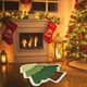 thumbnail image 4 of Christmas Tree Bathroom Rugs For Living Room Green Rug Absorbent Washable Bath Mat Shower Soft Thick Bathtub Carpet, 4 of 5