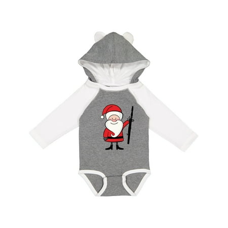 

Inktastic Bassoon Music Christmas Santa Gift Baby Boy or Baby Girl Long Sleeve Bodysuit