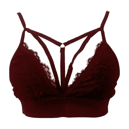 Yuhangmm Underwear Bra For Woman Plus SizeDaily Sleeveless Bra Thigh High Fishnet Stockings for Women Lingerie