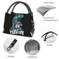 thumbnail image 4 of Fotbe Hungry Tyrannosaurus Bolsa Térmica Portátil con Estampado, Bolsa de Entrega de Alimentos Aislada, Bolsa Reutilizable de Gran Capacidad para Comidas y Supermercado, 4 of 6