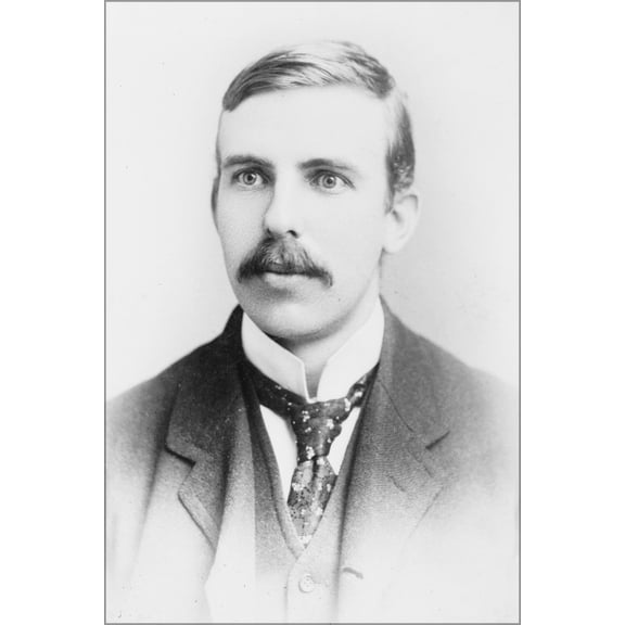 24"x36" Gallery Poster, Ernest Rutherford (1871-1937), nuclear physicist 1908