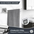 thumbnail image 5 of Turs Juego De Accesorios De Baño De 5 Piezas, Juego De Barra Para Toallas De Níquel Cepillado, Juegos De Soportes Para Toallas De Baño, Soporte Para Toallas De Mano, 2 Ganchos Para Toallas, Acero Inox, 5 of 5