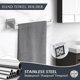 thumbnail image 5 of Turs Juego De Accesorios De Baño De 5 Piezas, Juego De Barra Para Toallas De Níquel Cepillado, Juegos De Soportes Para Toallas De Baño, Soporte Para Toallas De Mano, 2 Ganchos Para Toallas, Acero Inox, 5 of 5