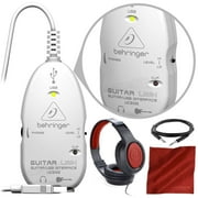 Behringer UCG102 GUITAR LINK Guitar-to-USB Interface for Mac OS X and Windows with Software and Accessory Bundle