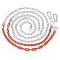 thumbnail image 1 of Vinyl Coated Chain, Orange - Set of 2, 1 of 1