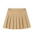 thumbnail image 2 of CCRFTGI Pleated Skirt for Children Girls 7-8 High Waist Athletic Tennis School Uniform 2026 Summer Skirt Beige 9-10 Years, 2 of 4