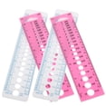 thumbnail image 2 of CIMAXIC 4pcs Plastic Knitting Needle Measuring Rulers Sewing Accessories Weaving Tools,6.06"X1.5"X0.12", 2 of 5