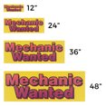 thumbnail image 3 of Mechanic Wanted Vinyl Decal 36 Inch x 14 Inch Weatherproof Heavy-Duty Adhesive Backing | Hiring Notice, Professional Auto Shops, Bold Display | Made in USA, 3 of 6