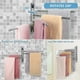 thumbnail image 3 of Toallero De Baño Con 4 Barras Toalleros Giratorios De 180 Grados Sus304 Acero Inoxidable 32 Cm Toalleros De Pared Para Baño Fregadero De La Cocina- Plata Baobao, 3 of 4