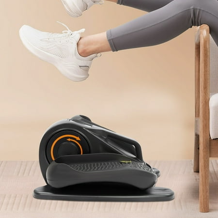 Under Desk Motorized Elliptical Trainer – Seated Pedal Exerciser with LED Display & Remote Control for Home, Office, Seniors, and Fitness