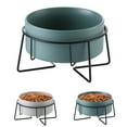 thumbnail image 2 of Pet Bowl Ceramic Neck Protection Spill-proof Cat Bowl Cat Water Bowl with Stand, 2 of 6