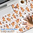 thumbnail image 2 of Long Mouse Pads for Desk,White Christmas Gingerbread Man Pattern Desk Mats on Top Of Desks, Desk Mouse Pad Extra Large with 3mm Non-Slip Base and Stitched Edge for Gaming,Office,Work,Home 47.3x23.6in, 2 of 5