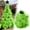 Green, variant on Faux Fur Ribbon for DIY Craft, Shaggy Plush Precut Strips for Gnome Beard, Cosplay Costume, Dwarf Decoration – Long Pile Fuzzy Fabric Trim for Halloween, Party – 1 Roll, Yellow