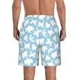 thumbnail image 3 of Kdxio Cute Animals Pattern Mens Casual Shorts - Drawstring Summer Beach Sports Shorts for Men, 3 of 9