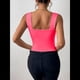 thumbnail image 5 of Top Corto Sexy Sin Mangas Ajustado con Tirantes Básicos para Mujer 2025 Rojo Rosa M, 5 of 7