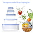 thumbnail image 3 of Jubipavy Kitchen Food Organizer Crisper Eco-friendly Plastic Microwave Heatable Lunch Box Bento Box, 3 of 3