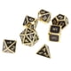 thumbnail image 1 of 7 piezas / paquete de dados poliédricos esmaltados para accesorios de juegos de de barra 1,6 cm , Dorado Baoblaze Dado, 1 of 8