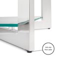 thumbnail image 2 of Table de bout Tablette inférieure X - Base, 2 of 4