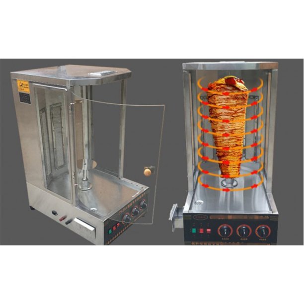 Vertical Broiler Doner Kebab Shawarma Turkey barbecue machine Spinning Kebab Grill