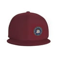 thumbnail image 2 of DouZhe Flat Brim Cap Snapback Hat, Utah State Emblem Flag Prints Adjustable Red Adult Baseball Cap, 2 of 7