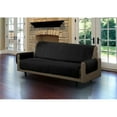thumbnail image 1 of Microsuede Pet Protector Cover with Tuck Drops for Sofa, Black, 1 of 1