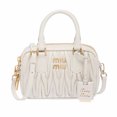 thumbnail image 1 of Miu Miu Bag Rhombus Embroidered Thread Dumpling Cloud Bag Miu Shoulder Crossbody Hobo Handbag, 1 of 5