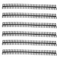 thumbnail image 2 of Plastic Binding Spine, Wear And Aging Resistant Loose Leaf Rings  For Home Or School Use Black, 2 of 8