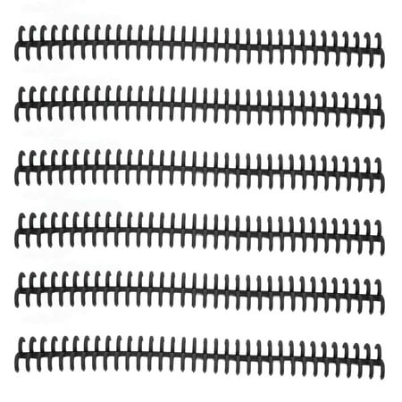 

Binding Spine Wire Binding Spines 34 Hole Binding Spine Detachable Binding Loop Loose Leaf Rings 10PCS 34 Hole Binding Spine Plastic Split Loose Leaf Rings Detachable Binding Loop