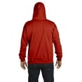 thumbnail image 2 of The Hanes 78 oz EcoSmart 50/50 Full-Zip Hood - DEEP RED - M, 2 of 4