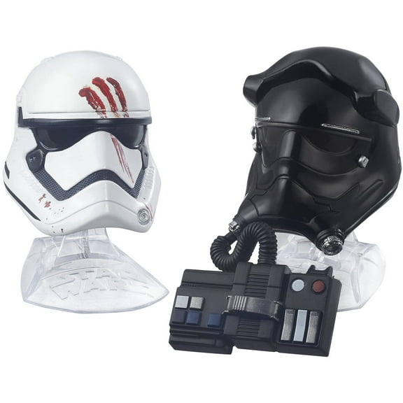 Star Wars Black Series Titanium Series Finn and First Order TIE Fighter Pilot Helmets Action Figure Accessories