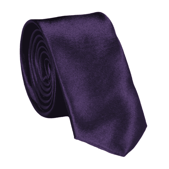 TELOLY Purple Tie,Zipper Closure Ties for Men,Quick and Easy Corbatas Para Hombres Elegantes,Dark Purple