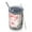 Pioneer Flower Floral-1, variant on 12oz Tumblers Pioneer Flower Floral Print Pattern Vacuum Insulated Stainless Steel Travel Tumbler Cups Mug with Lid and Straw for Beer,Coffee,Beverages with Cleaning Brush for Cold & Hot Drinks