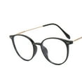thumbnail image 2 of AYYUFE Anti Blue Light Glasses Round Frame Anti Eyestrain High Clarity Ultra Light Spring Hinge Eye Protection Eyewear Women Non-prescription Computer Eyeglasses for Dating, 2 of 8