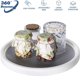 thumbnail image 2 of BPA-fritt Material Vridbart Lazy Susan Organizer för Hobbyrum, Halkfri Plast 360 Graders Roterande Kryddställ med Enkel Installation och, 2 of 5