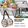 thumbnail image 5 of ZIATUBLE Dog Paw Dispenser Tissue Holder Soft Travel Hanging Tissue Box Lightweight Paper Towel Storage Container with Smooth Zipper Roll Paper Storage Bag Accessories Decoration, 5 of 7