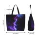 thumbnail image 5 of Balery Purple And Blue Nebula Bolsa Tote Estilo Estético con Cremalleras, Bolsa de Hombro, Bolsa de Compras Grande y Plegable, 5 of 8