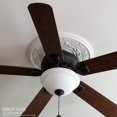 thumbnail image 5 of Ekena Millwork CMP19BA Baltimore Medallón de techo de PVC termoformado (se adapta a marquesinas de hasta 7 3/4") 19""OD x 3 1/2""ID x 1""P, 5 of 5