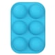 thumbnail image 1 of Naiovety 6 celdas media bola esfera 3D molde de pastel de silicona Muffin molde para hornear Chocolate Type6 NO6 Naiovety HA002563-03, 1 of 1
