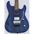 thumbnail image 2 of G&L USA Invader Spalted Alder Top Electric Guitar in Clear Blue. Brand New!, 2 of 9