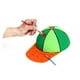 thumbnail image 5 of 3 gorras de béisbol de algodón puro con visera, ajustables, de color liso, para manualidades de grafiti (blanco), 5 of 5