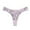 Purple, variant on Elegant Mesh Breathable Low Rise Panties for Women|Seamless Lace T-String Underwear with Comfort Fit White S