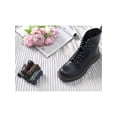 thumbnail image 3 of INSPIRE CHIC 1 Paire de Lacets Ronds pour Bottes de Travail Lacets Durables pour l'Extérieur Lacets de Chaussures de Randonnée Noir Rouge 140cm/55.11 Pieds, 3 of 4