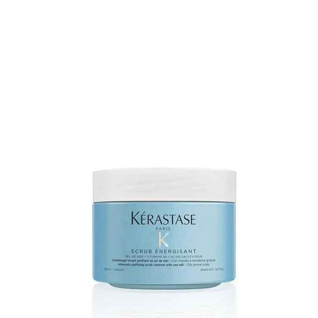 Exfoliante para cuero cabelludo Kerastase Fusio, purificante y nutritivo, 250 ml, aceite