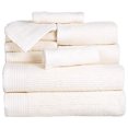 thumbnail image 5 of Lavish Home 67-0021-B Ribbed 100 Percent Cotton 10 Piece Towel Set - Bone, 5 of 5