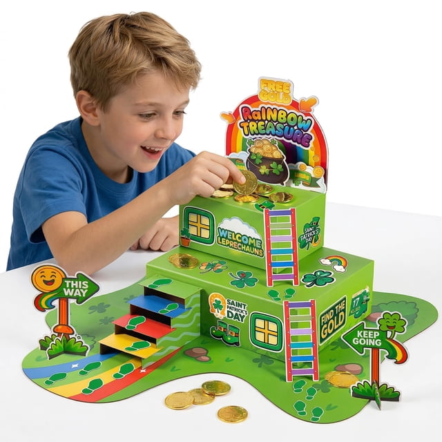 Craft Kit LEKSON, trampa para duendes para el Día de San Patricio, para niños