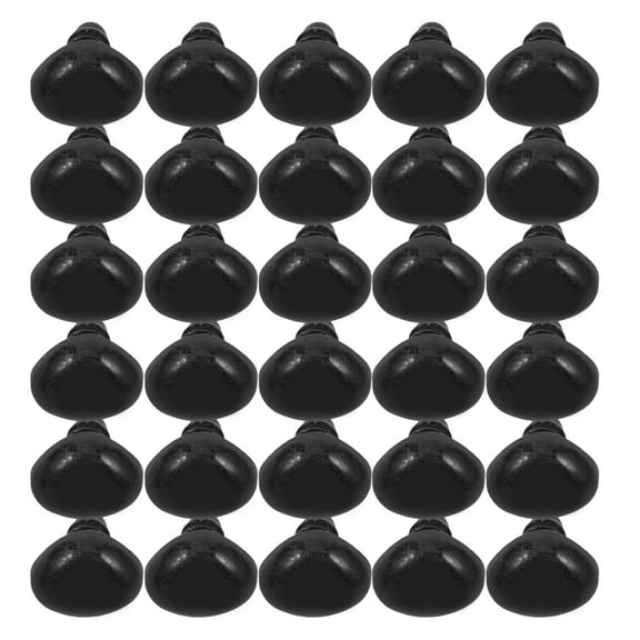 50 Pcs Animal Nose Craft Decor Puppy Nose for Doll Doll Accessories Plastic 1.40X1.30X1.00CM